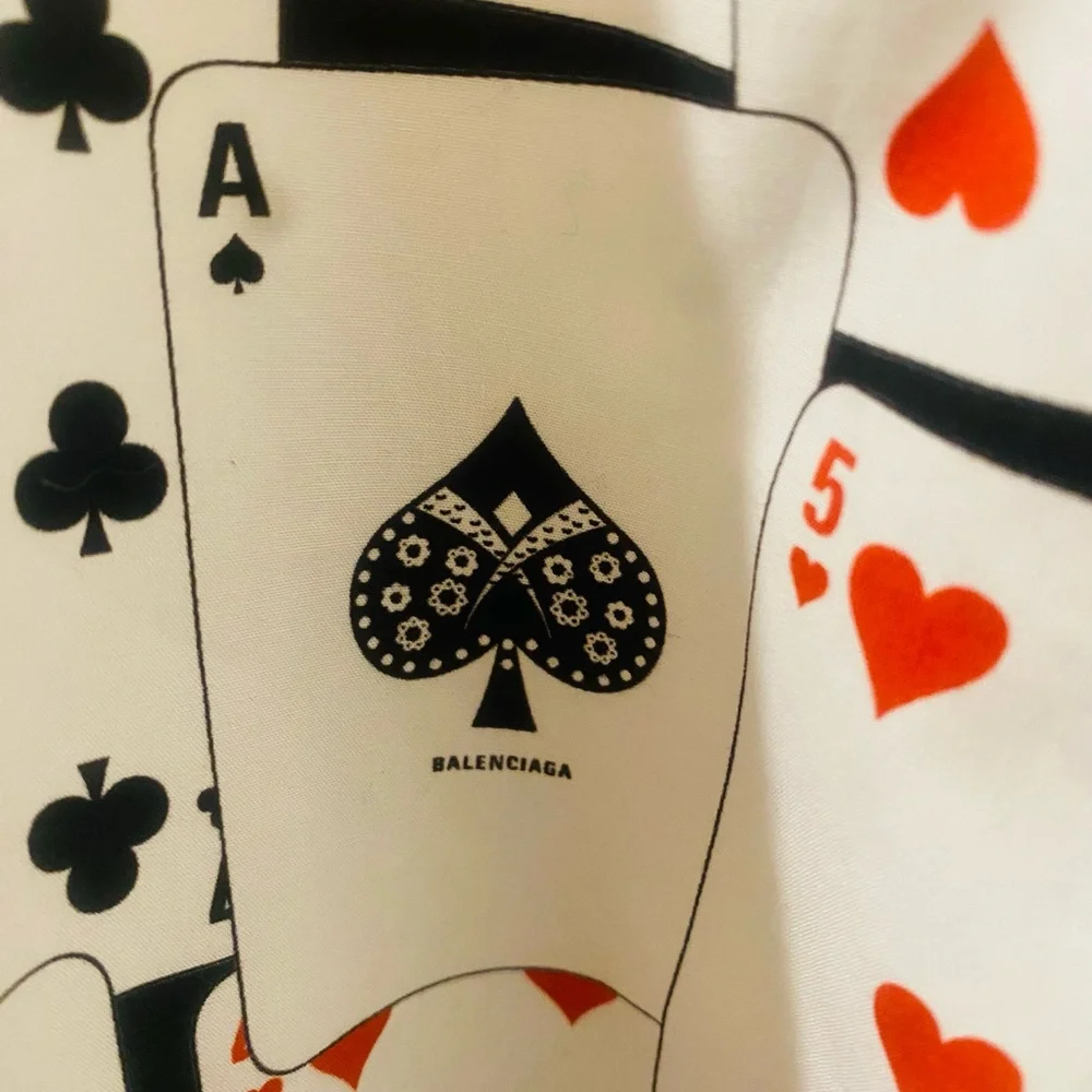 Balenciaga Red and Black Casual Button Down Shirt (Runway) - Picture 5 of 5